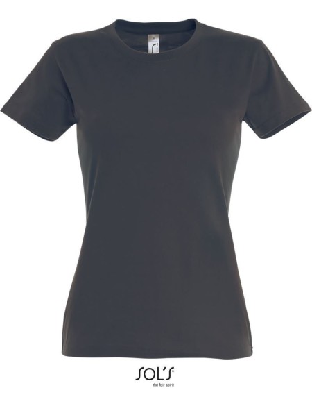 Damen T-Shirt – Imperial – Mausgrau XL