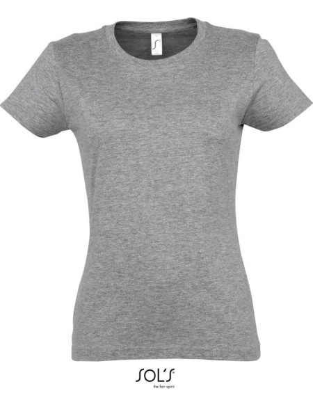 Damen T-Shirt - Imperial - Graumelange M