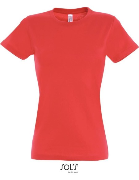 Damen T-Shirt - Imperial - Hibiscus M