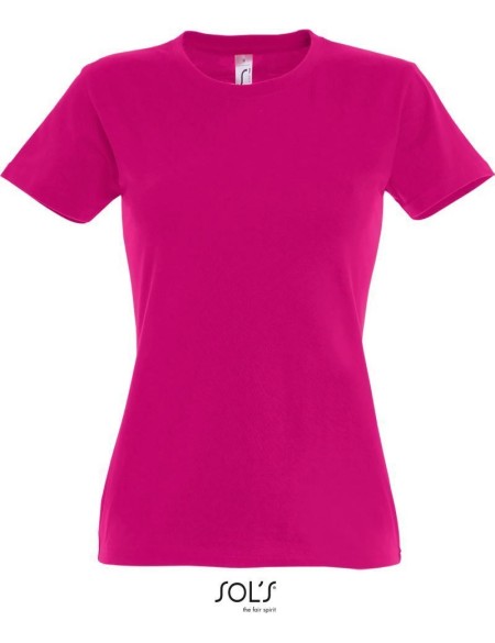 Damen T-Shirt – Imperial – Fuchsia M