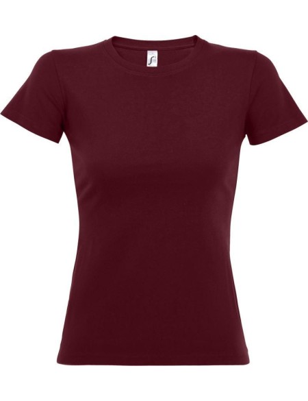 Damen T-Shirt - Imperial - Burgunderrot M