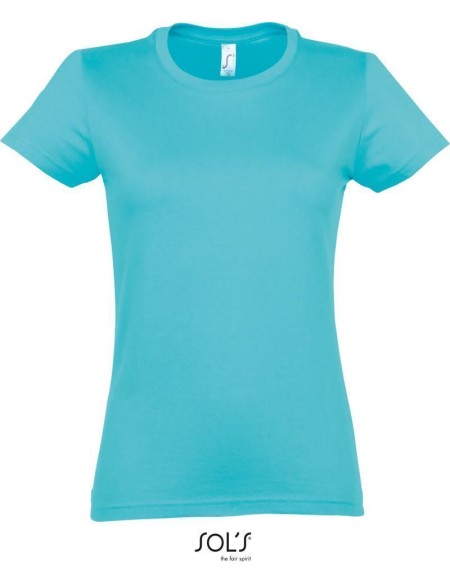 Damen T-Shirt - Imperial - Atollblau XXL