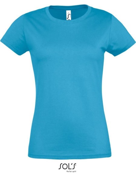 Damen T-Shirt - Imperial - Aqua M
