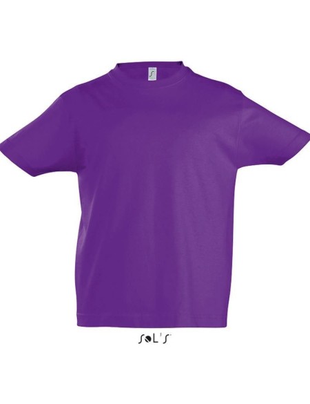 Kinder-T-Shirt - Imperial - Dunkelviolett 10 Jahre