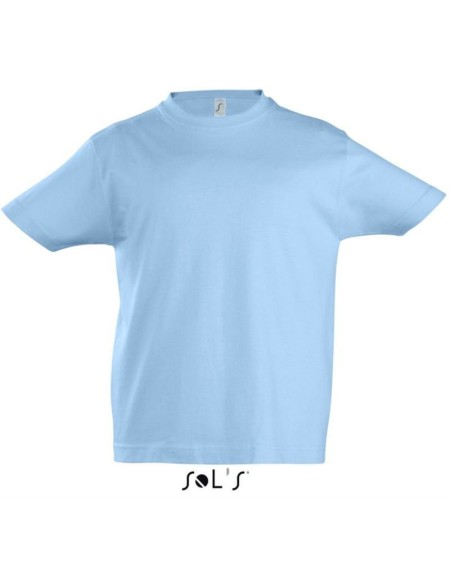 Kinder-T-Shirt – Imperial – Himmelblau 8 Jahre