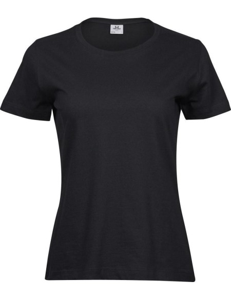 Damen T-Shirt – Teejays „Sof Tee“ – Schwarz XL