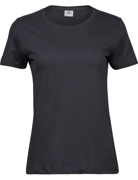 Damen-T-Shirt – Teejays „Sof Tee“ – Dunkelgrau XL