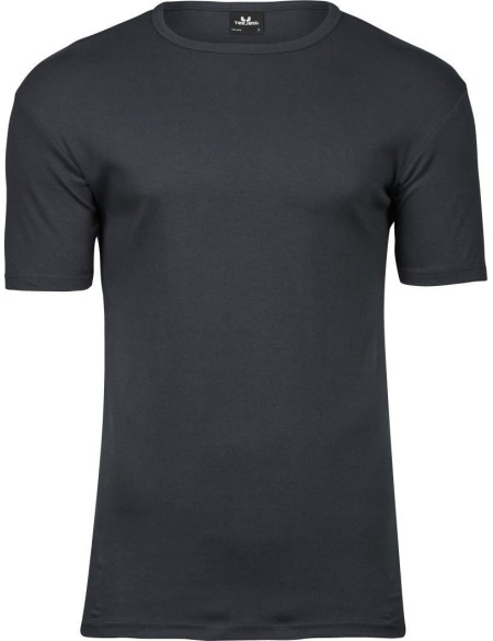 Herren T-Shirt - Teejays Interlock - Dunkelgrau S