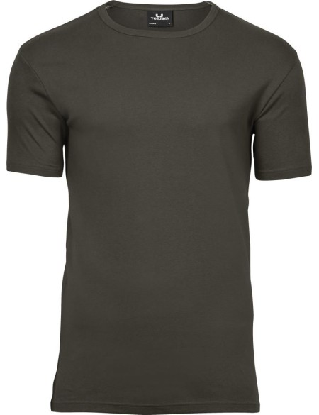 Herren-T-Shirt – Teejays Interlock – Dunkeloliv M