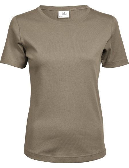 Damen-T-Shirt – Teejays Interlock – Rose