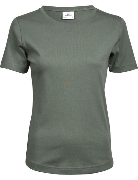 Damen T-Shirt - Teejays Interlock - Blattgrün L