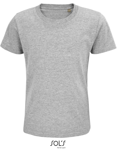 Kinder-T-Shirt - Pioneer - Grau meliert 6 Jahre