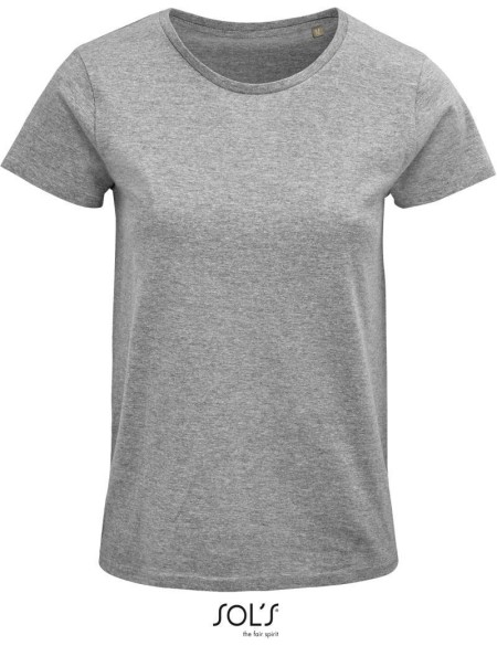 Damen T-Shirt - Crusader - Graumelange M