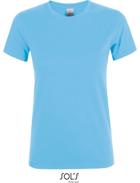 Damen T-Shirt - Regent - Himmelblau L