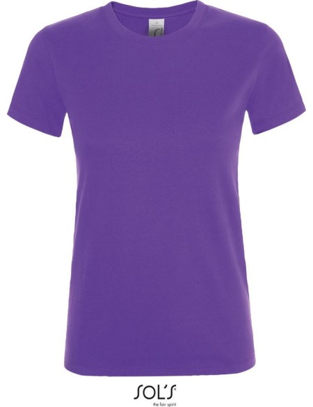 Damen T-Shirt - Regent - Dunkellila M