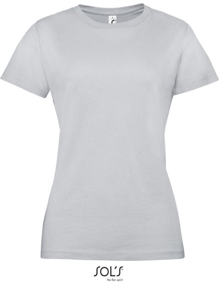 Damen T-Shirt - Regent - Reingrau L