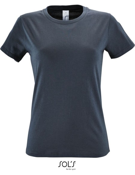 Damen T-Shirt - Regent - Mausgrau L