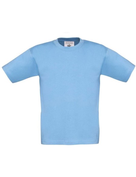 Kinder-T-Shirt - B+C - Himmelblau 5-6 Jahre