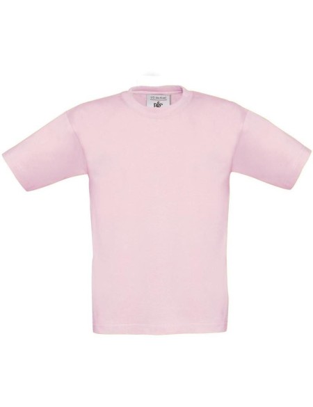 Kinder-T-Shirt – B+C – Pink Sixties 9–11 Jahre