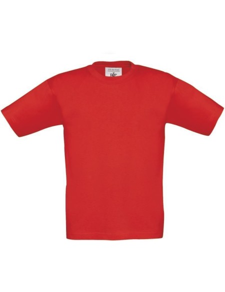 Kinder-T-Shirt – B+C 190 – Rot 5-6 Jahre