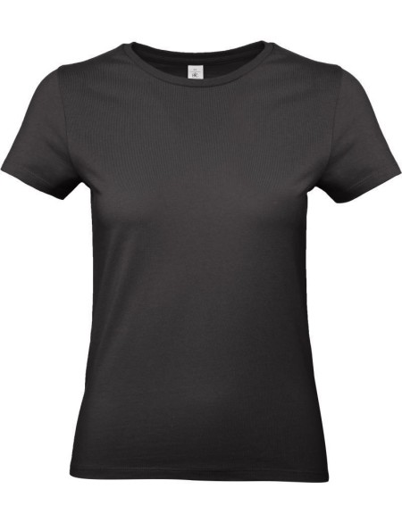 Damen-T-Shirt – B+C E190 – Schwarz XXL