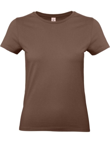 Damen-T-Shirt – B+C E190 – Schokolade S