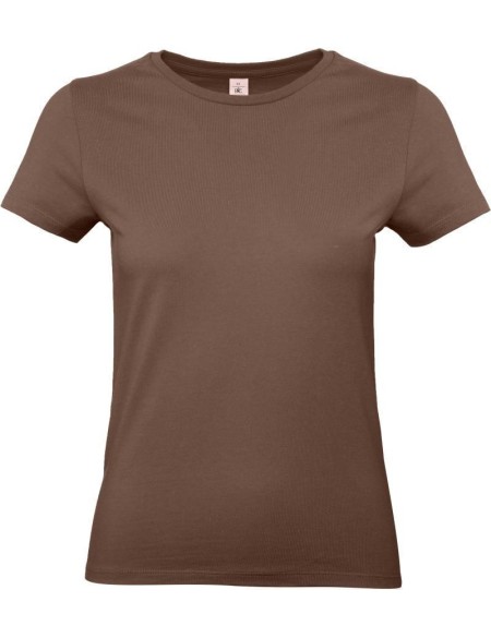 Damen-T-Shirt – B+C E190 – Schokolade L
