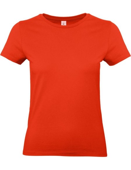 Damen-T-Shirt – B+C E190 – Feuerrot XS