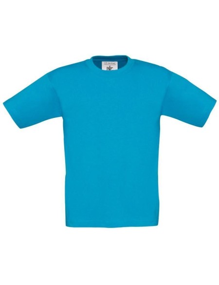 Kinder-T-Shirt - B+C 150 - Atollblau 7-8 Jahre