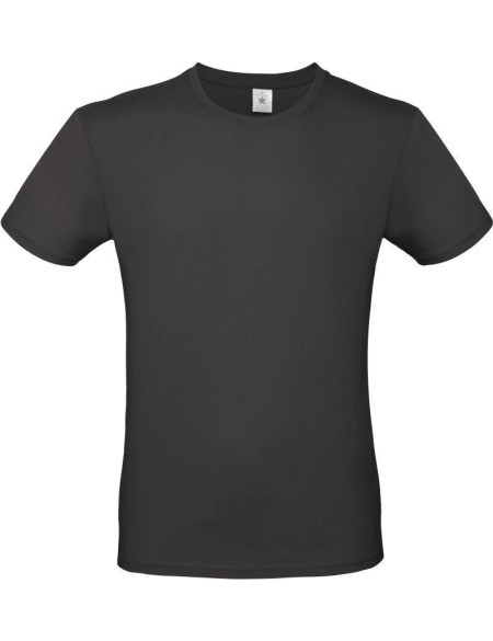 Herren-T-Shirt – B+C E150 – Schwarz pur XL