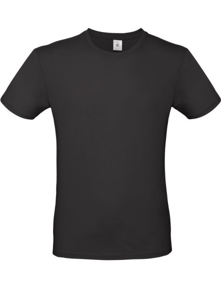 Herren-T-Shirt – B+C E150 – Schwarz 4XL