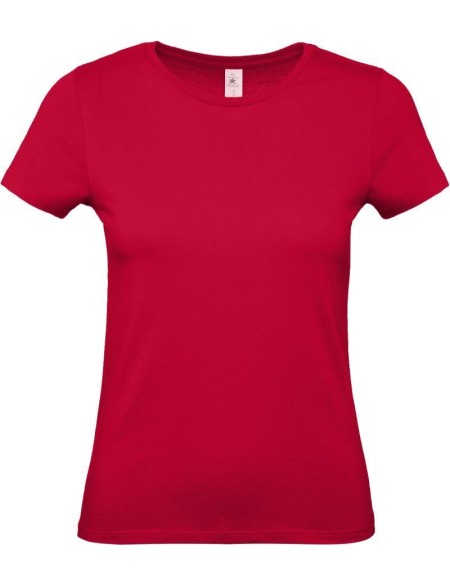 Damen-T-Shirt – B+C 150 – Tiefrot XS