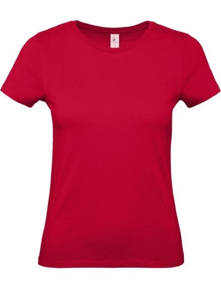 Damen-T-Shirt – B+C 150 – Tiefrot L
