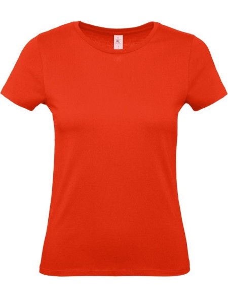 Damen T-Shirt – B+C 150 – Feuerrot S