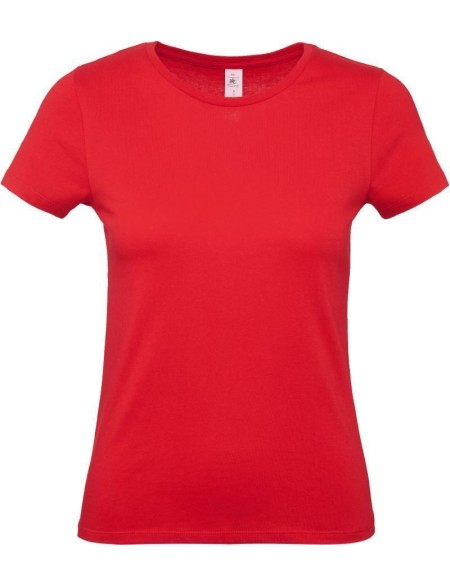 Damen-T-Shirt – B+C 150 – Rot L