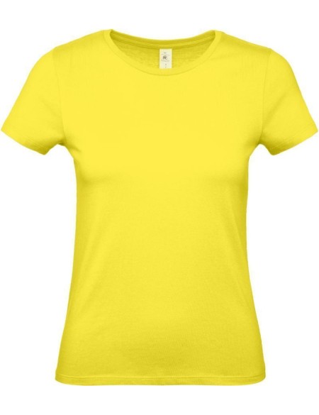 Damen T-Shirt – B+C 150 – Solargelb M
