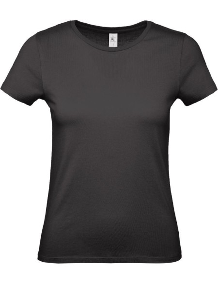 Damen-T-Shirt – B+C 150 – Schwarz XS