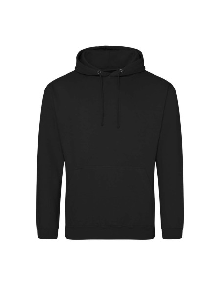 Herren-Sweatshirt JustHoods - Tiefschwarz 5XL