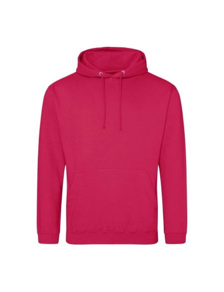 Herren-Sweatshirt JustHoods - Lippenstift rosa L