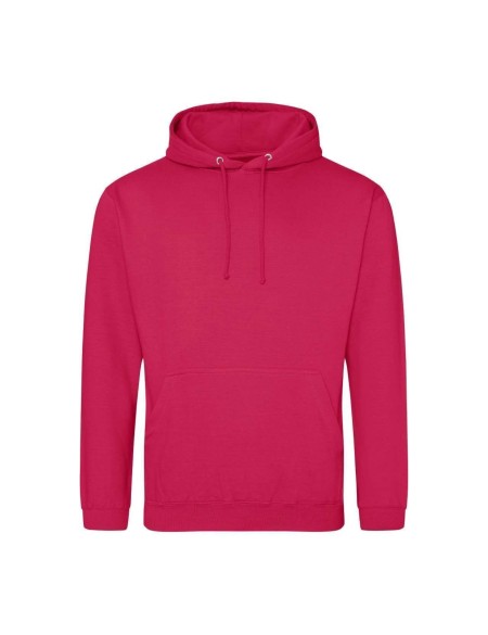 Herren-Sweatshirt JustHoods - Lippenstift rosa 3XL