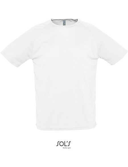 Sport-T-Shirt für Herren SPORTS - Weiß XS