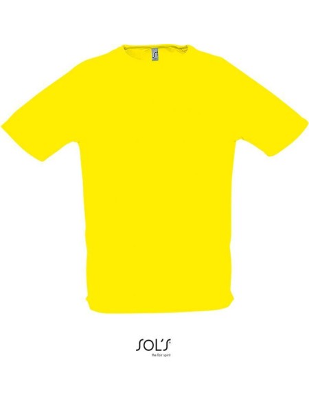 Sport-T-Shirt für Herren SPORTS - Lemon XXS