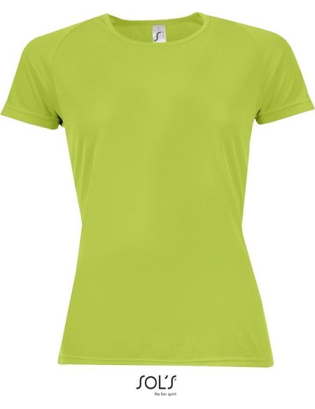 Sport-T-Shirt für Damen SPORTS - Apfelgrün L