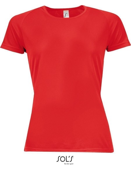 Sport-T-Shirt für Damen SPORTS - Rot XXL