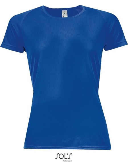 Sport-T-Shirt für Damen SPORTS - Königsblau M