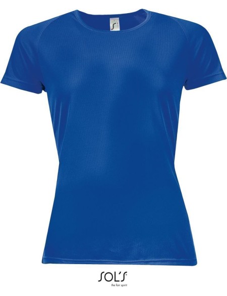 Sport-T-Shirt für Damen SPORTS - Königsblau XXL