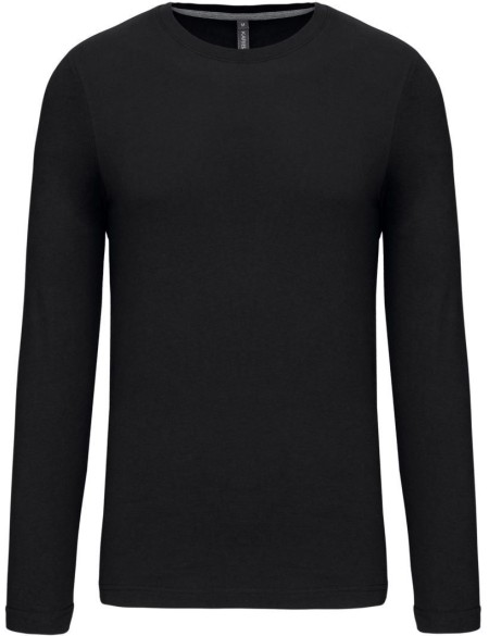 Herren-T-Shirt – Kariban K359 Langarm – Schwarz XL