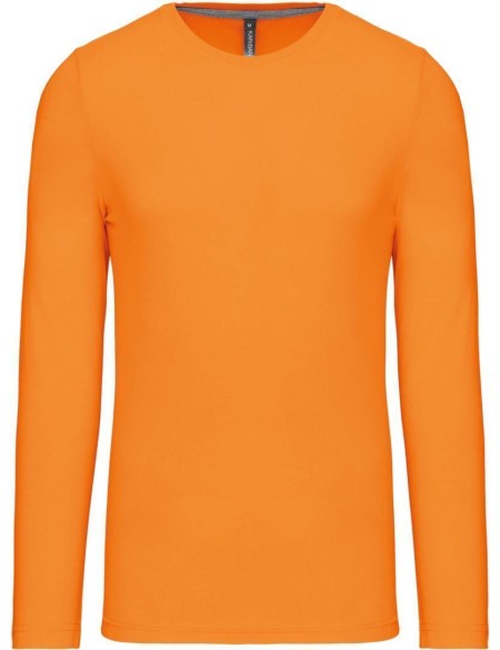 Herren-T-Shirt – Kariban K359 Langarm – Orange XL
