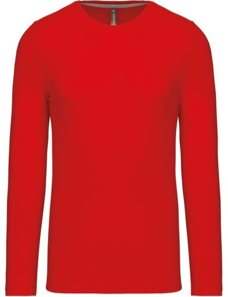 Herren-T-Shirt – Kariban K359 mit langen Ärmeln – Rot XL