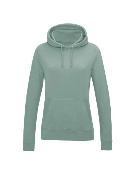 Damen-Sweatshirt JustHoods - Staubiges Grün XL